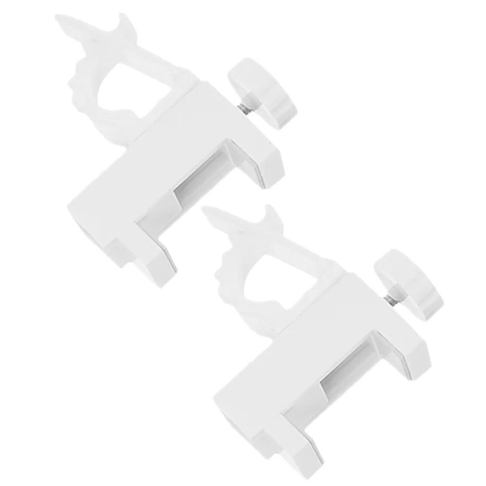 Support de tringle à rideau blanc sans perçage sur mur blanc