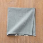 serviettes table coton uni classiques couleurs variées maison party festive