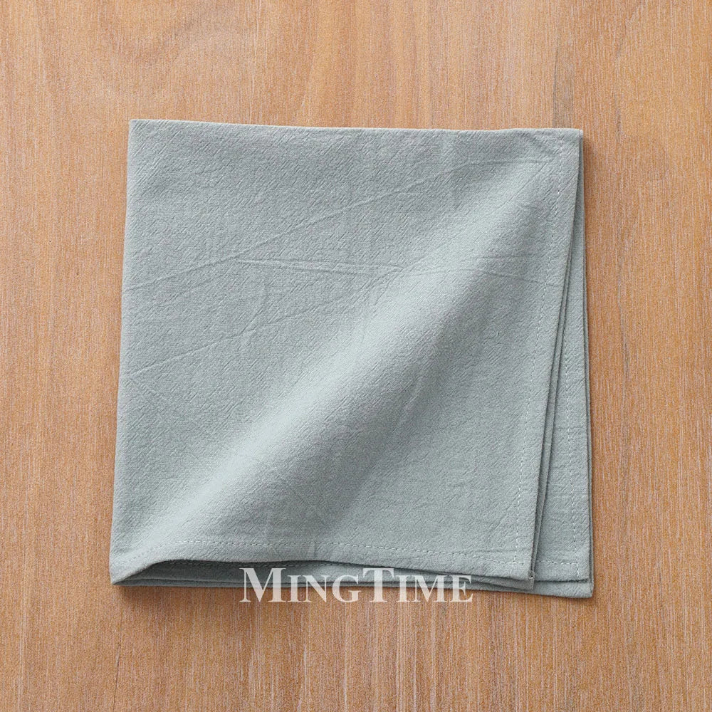serviettes table coton uni classiques couleurs variées maison party festive