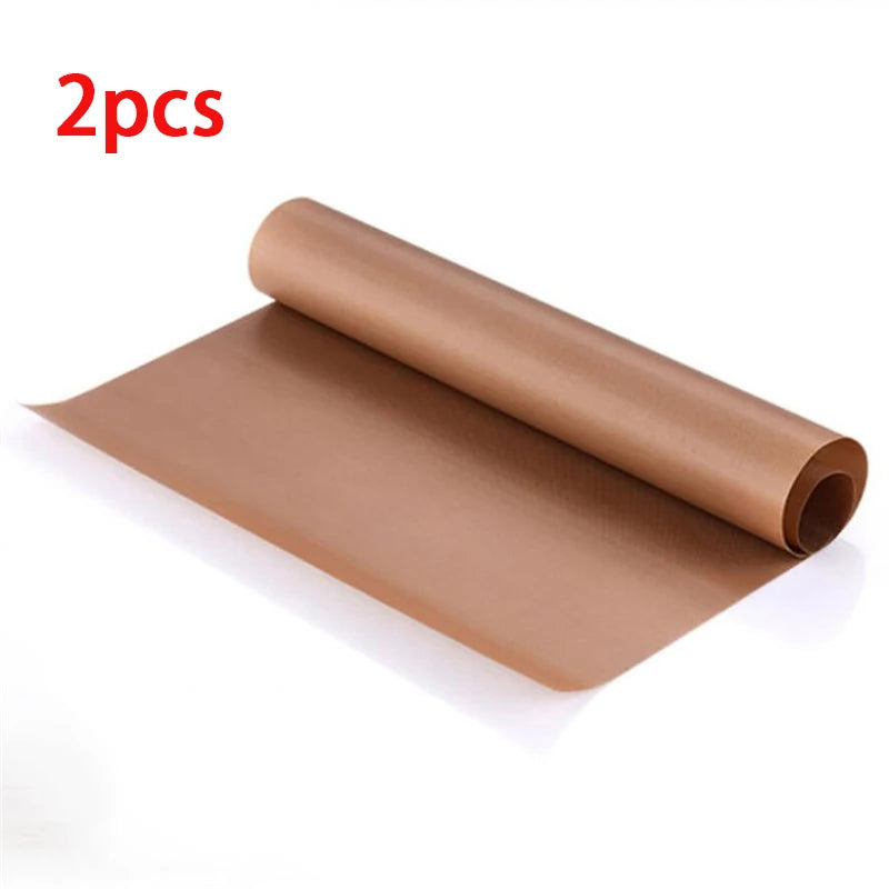 tapis cuisson réutilisable non stick feuilles papier cuisine boulangerie pâtisserie grilles légèrement texturées marron