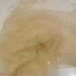 tulle glitter noir rose beige clair élégant festif 45x150cm translucide tissu brillant paillettes fêtes