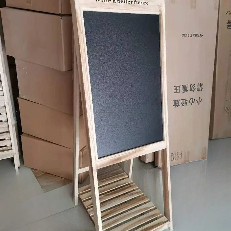 tableau noir moderne étagère bois support vis facile vert brun blanc minimaliste decoration