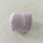 ruban organza rose pâle texture frisée largeur 4cm polyester élégant décoration mariage anniversaire emballage