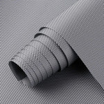 tapis protection moderne antidérapant silicone noir blanc gris beige texture micro perforée 100cm 30cm