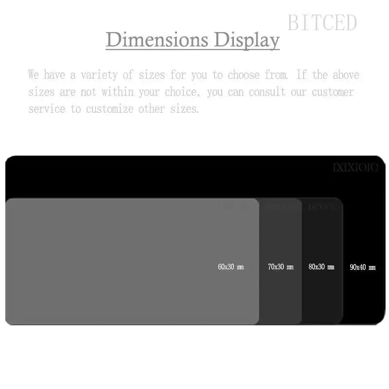 tapis souris caoutchouc anti dérapant impression hd forêt brouillard moderne minimaliste gaming workstation
