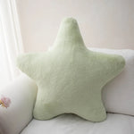 coussin étoile décoratif jaune rose vert lit maison anti décubitus coton polyester