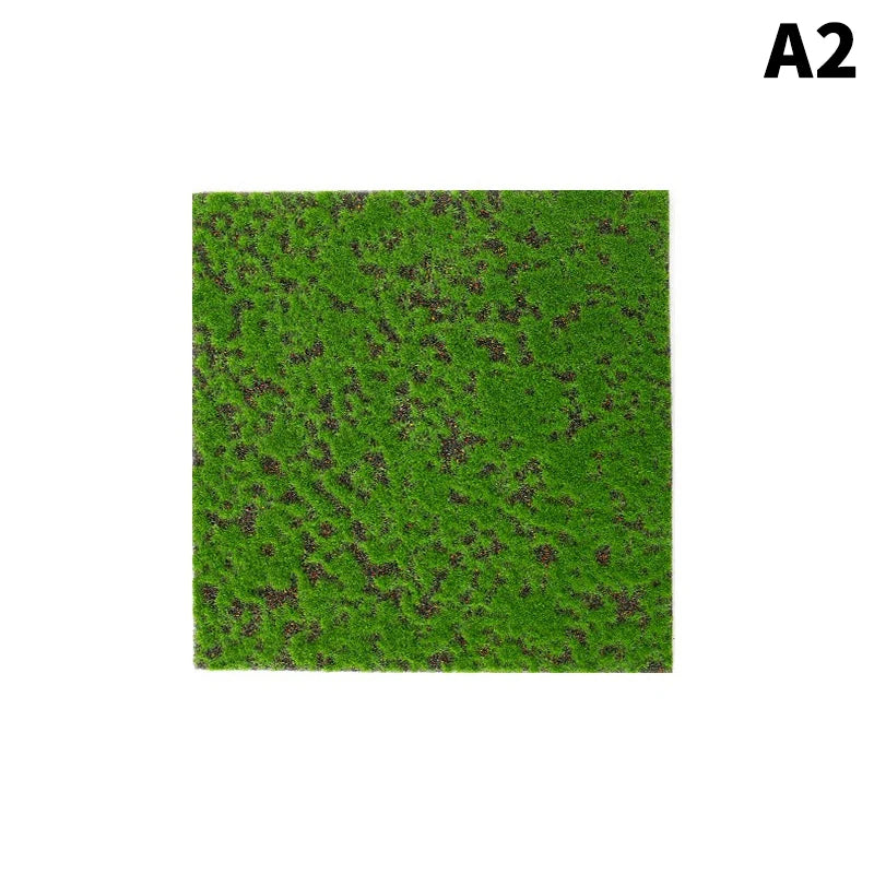 tapis sol vert uni pelucheux moderne mousse pelouse decoration maison bricolage micro paysage artificielle