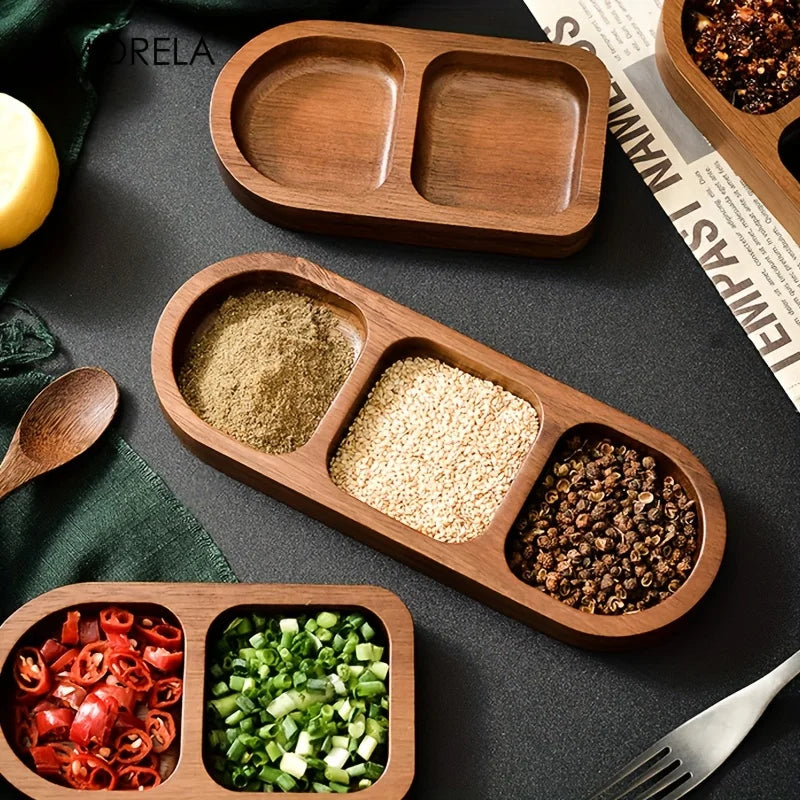 Détail des grilles du plateau pour séparation des condiments
