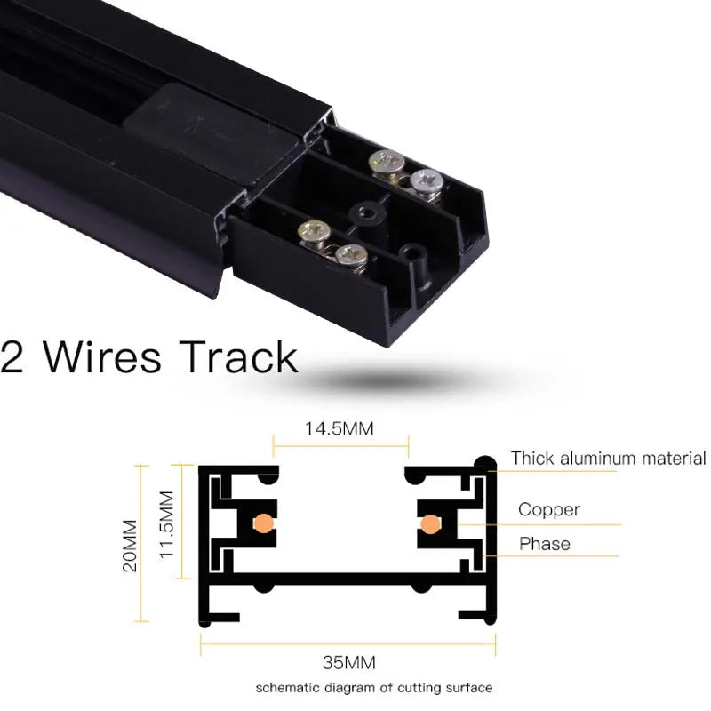 système rail led noir moderne connecteurs rails modulables éclairage intérieur salon
