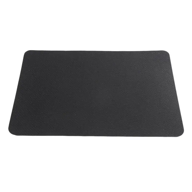 tapis protection cuisine noir résistant chaleur adhésif 44x30cm moderne antidérapant