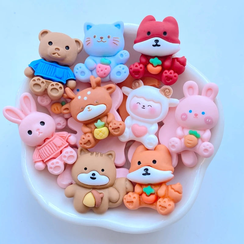 bijoux animaux rose bleu orange rouge marron clair blanc doux mignon coeurs patte oreille