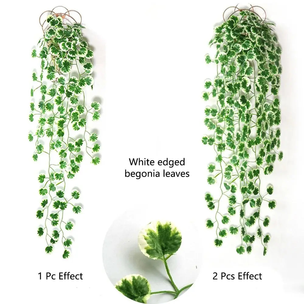 Fausse plante suspendue lierre vert
