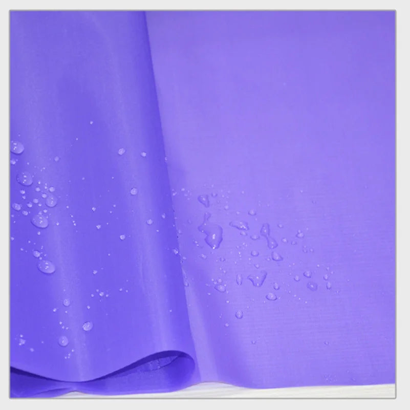 tissu polyester taffetas imperméable rose bleu vert orange rouge noir blanc 1mX150cm