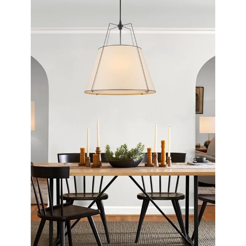 suspension lumineuse moderne élégante blanc doré conique bordée opaques chambre salon