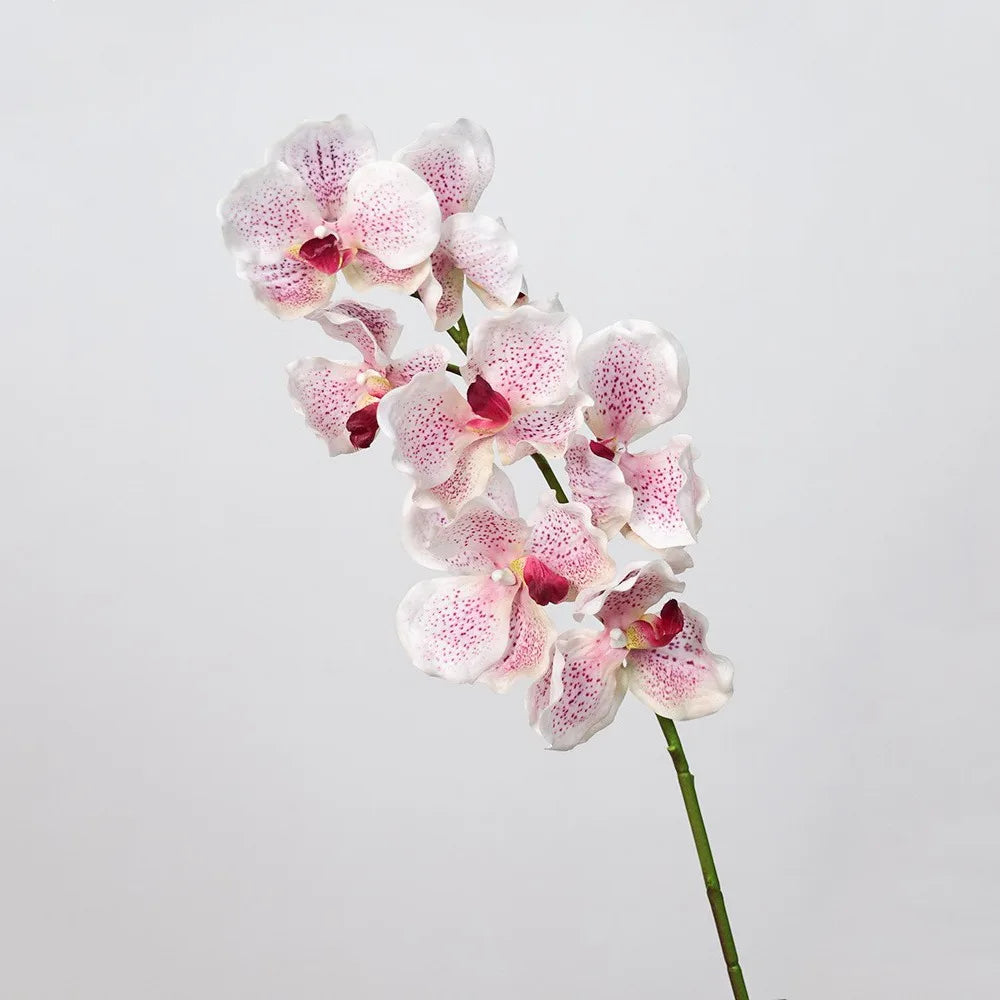 fleurs artificielles orchidées violettes blanches modernes décoration intérieure maison mariage anniversaire