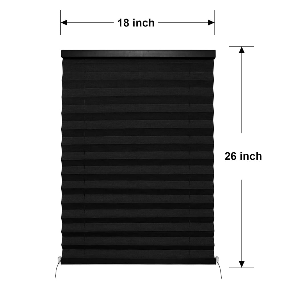 rideau volets noir rayures horizontales moderne clips vis montage protection intimité fenêtre camping car