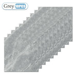 carrelage marbré blanc gris moderne adhésif résistant eau pvc pet xpe 30x30cm
