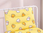 coussins animaux moderne multicolore bleu rose jaune vert machine lavable polyester