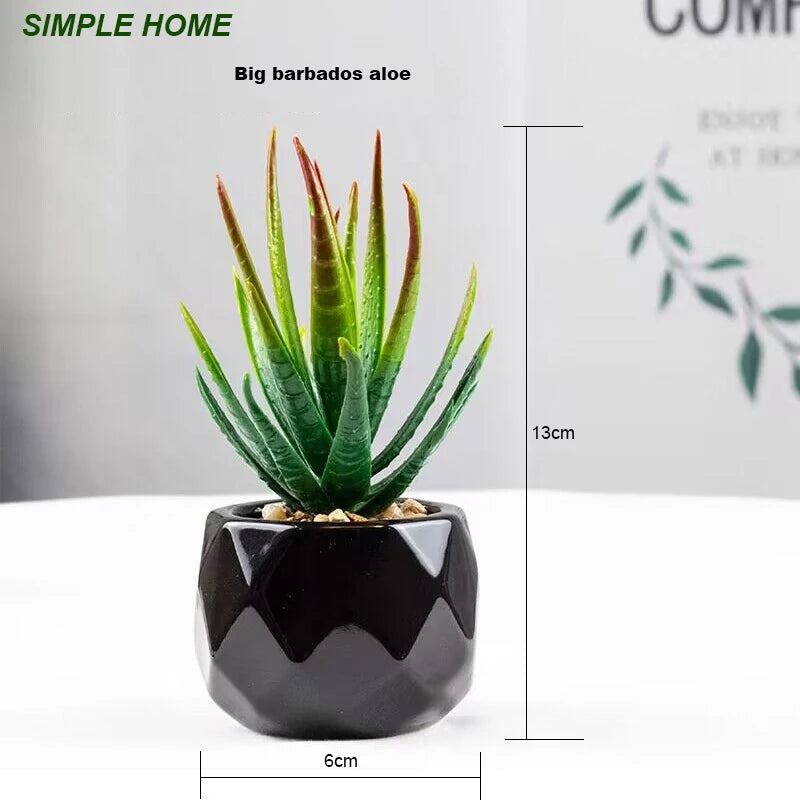 plantes artificielles bonsaï vertes modernes pot poterie décoration intérieure extérieure jardin