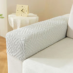 couvre accoudoirs canapé moderne doux polyester coton couleur gris rose bleu clair vert pastel