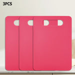 planche découper flexible antidérapante verte jaune rose moderne easy to clean