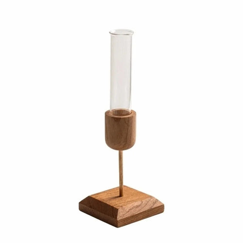 vase minimaliste verre bois rose blanche scandinave décoration intérieure modernes chambre