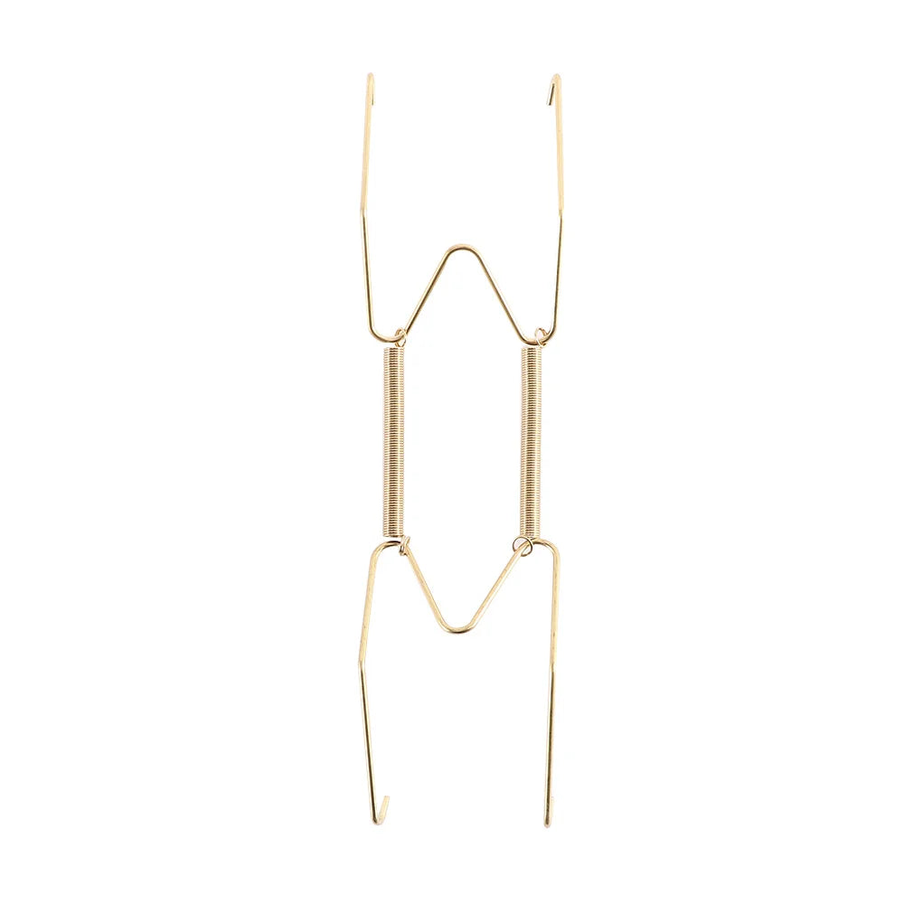 support assiettes doré moderne clips métalliques 10 12 14 16 pouces.linspace('', 2)