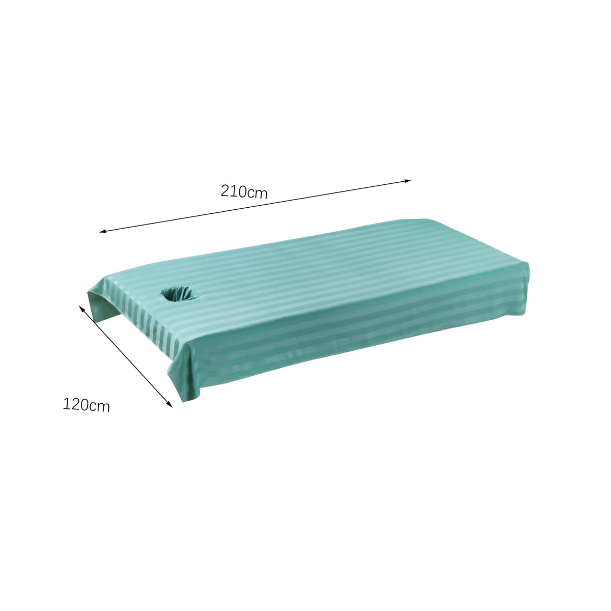 drap table massage uni imperméable marron blanc violet vert moderne spa relaxation face trous