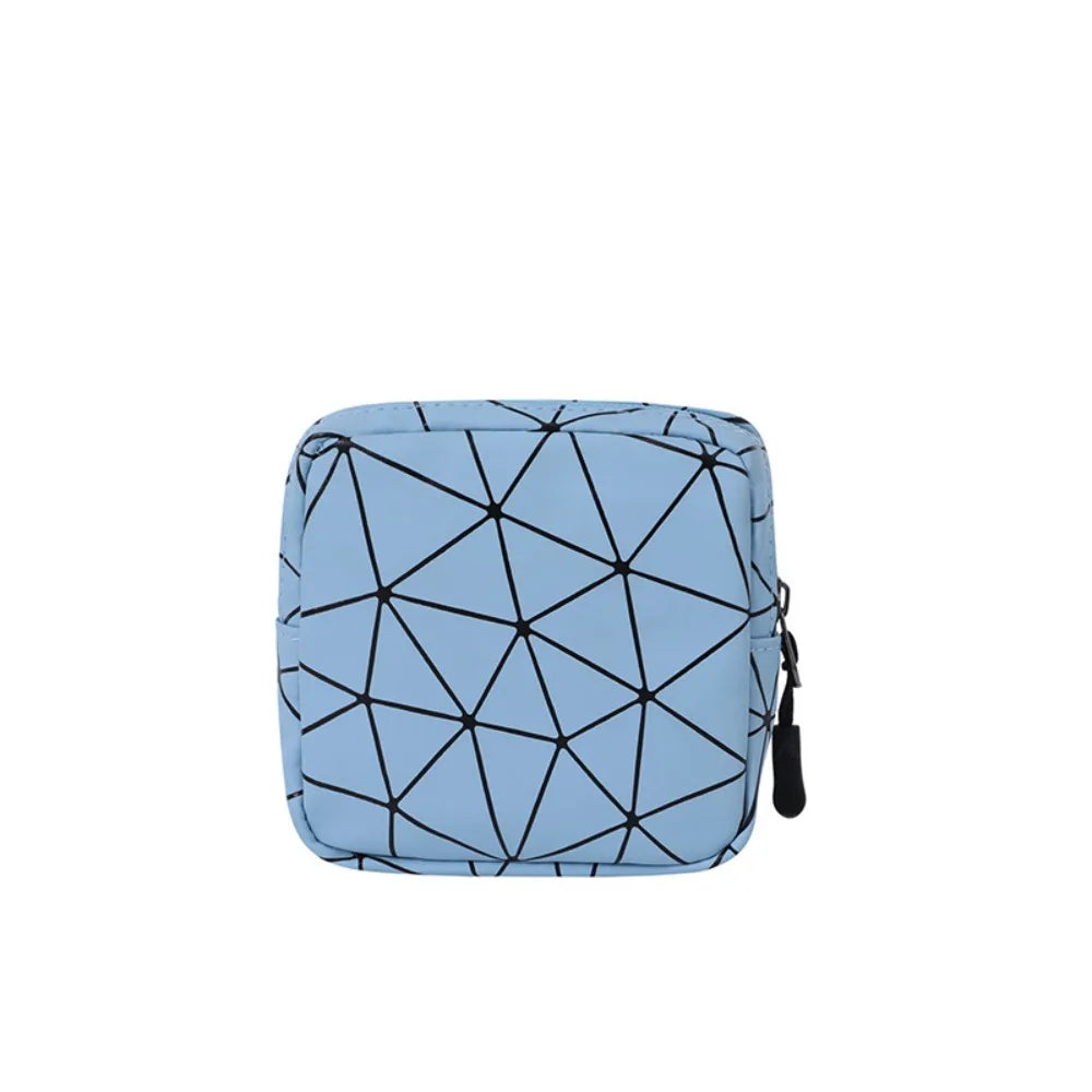 sac rangement réutilisable polyester rose noir blanc moderne mignon dessins animaux crèmes pinceau boîte