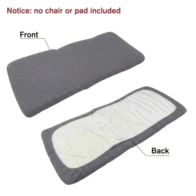 couvre chaise gris moderne tissu motifs géométriques élastique polyester accueil one size
