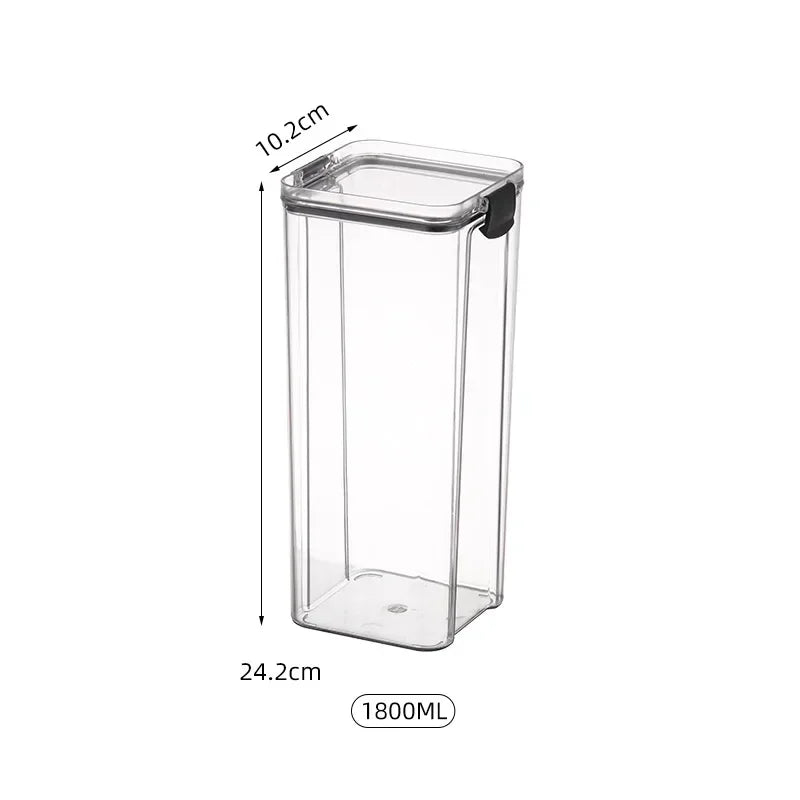 boîtes rangement hermétiques plastique qualité alimentaire épices céréales fruits secs anti humidité respectueux environnement