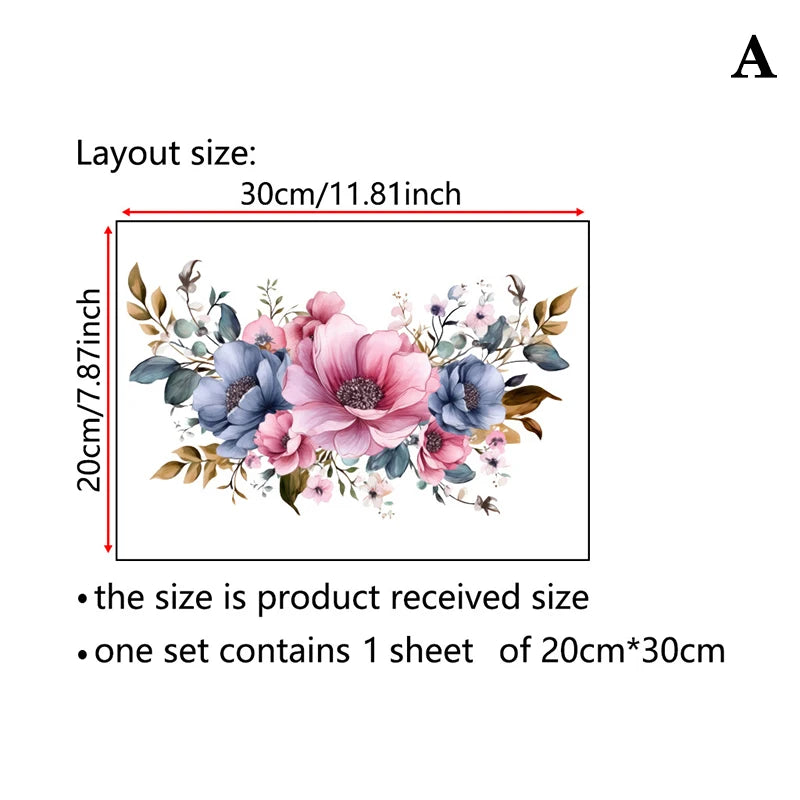 cache wc blanc fleurs colorées adhésif auto collant imperméable décoration salle bain hygiène