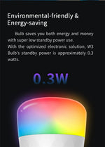 ampoule led intelligente e26 blanc moderne technologique commande vocale wifi couleur lumiere ambre 1700k