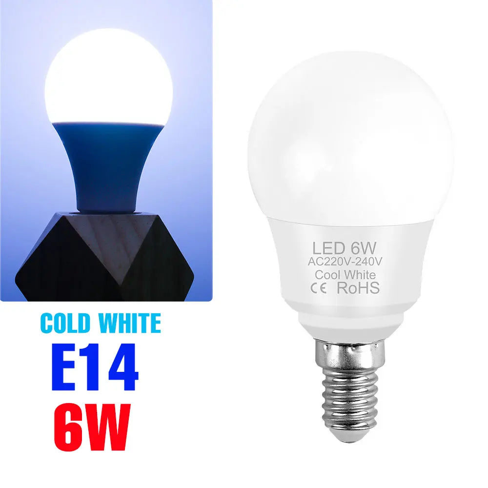ampoule led boule mate blanc moderne culot e27 éclairage intérieur salon chambre économie énergie