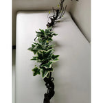 guirlande végétale artificielle feuilles fougère lierre naturelle extérieur intérieur décoration vert foncé clair