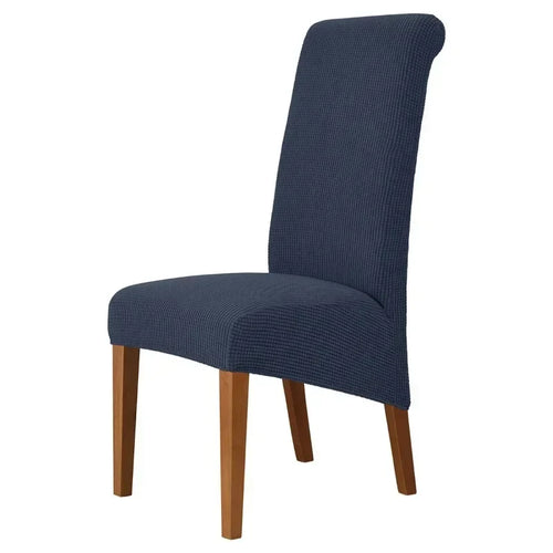 housse chaise banquet jacquard grise moderne fauteuil salle manger mariage
