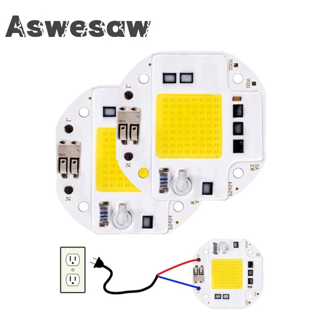 plaque led cob 50w 70w 100w blanc jaune ac110v 220v moderne technologie circuits imprimés