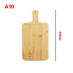 planche découper bois clair grain naturel fourchette couteau classique service pizza steak collation