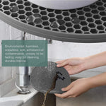 tapis protection cuisine silicone moderne hexagonal gris respectueux environnement 7in rond 7.08in carré