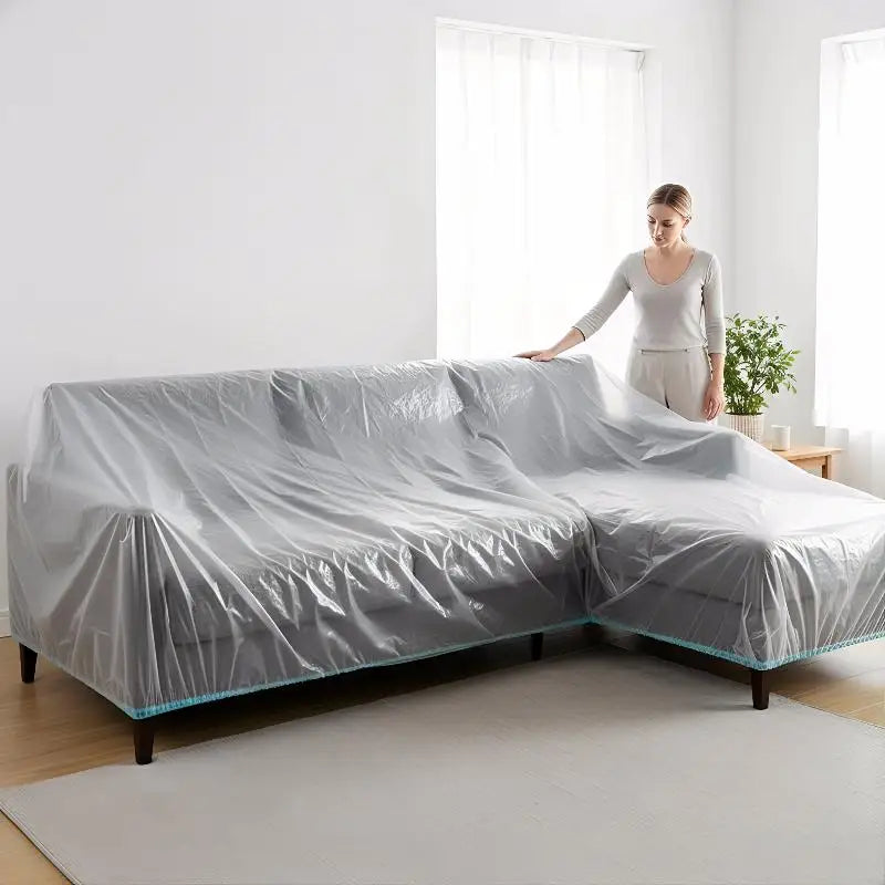 housse protection meuble transparente jetable imperméable grande taille simple fonctionnelle