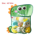 Sac rangement bain maille fine blanc succion moderne jouets bain shampooing savon brosse