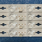 bande lumineuse led rétro éclairage téléviseur blanc adhésive connecteurs modernes écran plat grande taille