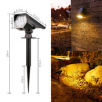 projecteur solaire extérieur led ip44 protection abs noir moderne piquet facile