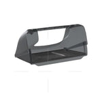 rangement caché plateau organiser feutre texturé gris noir sous écran central tesla model model