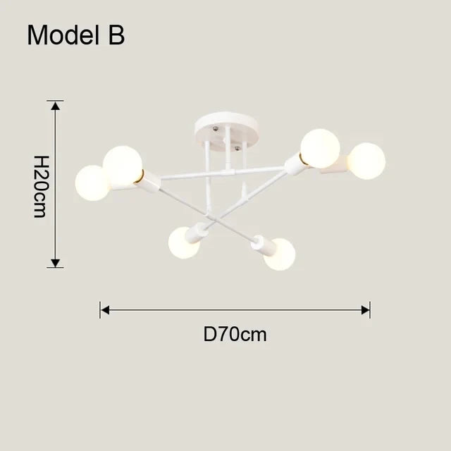 plafonnier led or noir moderne éclairage quotidien contemporain chambre salonSuspens fer flux lumineux minimaliste
