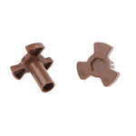 support tige marron plat lisse four micro onde universel tournant guide rouleaux
