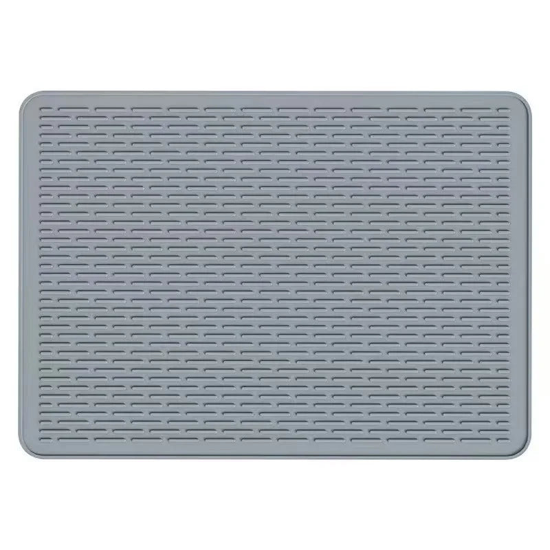 tapis protection silicone anti dérapant moderne gris texture points adhésif plaque cuisson