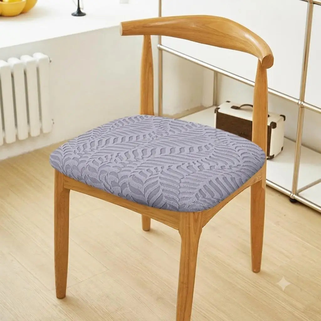 couvre siège moderne gris clair rayures horizontales ruban sécurité polyester