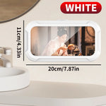 support téléphone étanche salle bain blanc transparent moderne adhésif film protecteur