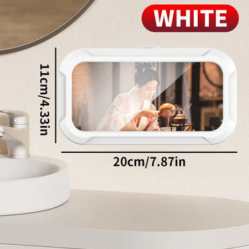 support téléphone étanche salle bain blanc transparent moderne adhésif film protecteur